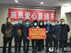 <b>国科集团向贵州省慈善总会捐赠50万元物资支援武</b>