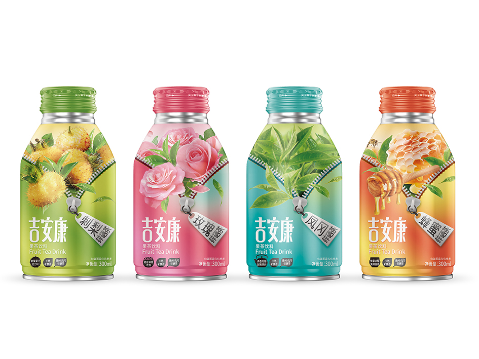 吉安康锌硒茶饮料300ml*24瓶